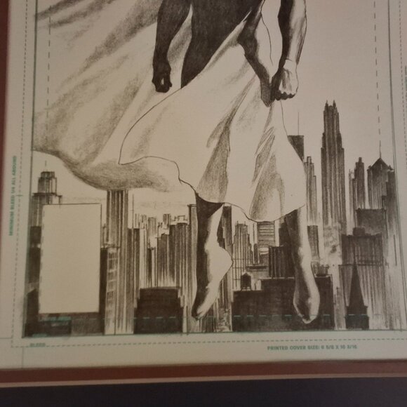 Alex Ross SIGNED COA Superman #675 DC Cover Art Repro. Limited Edition#155 Print - Picture 4 of 8